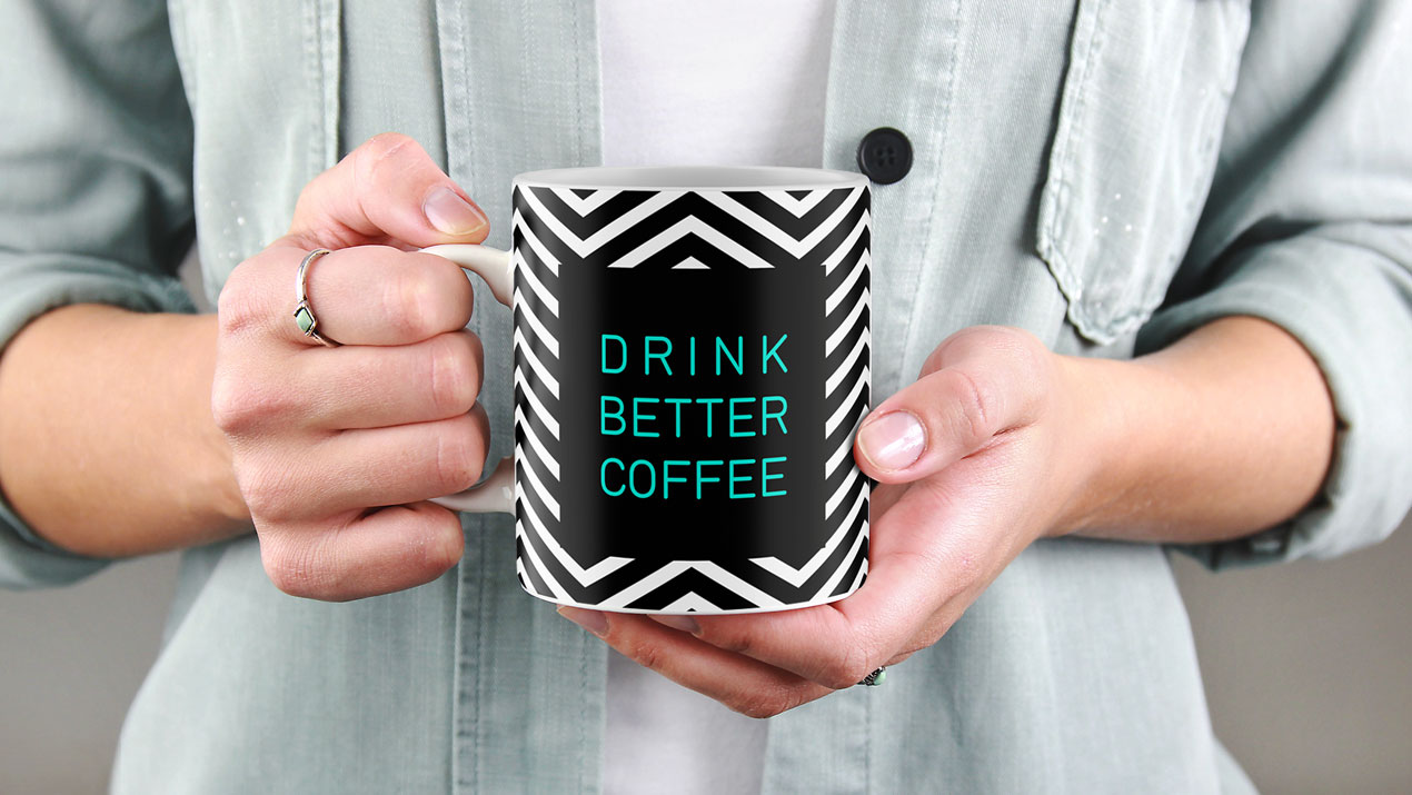 Photo of Coffee Gator branded mug