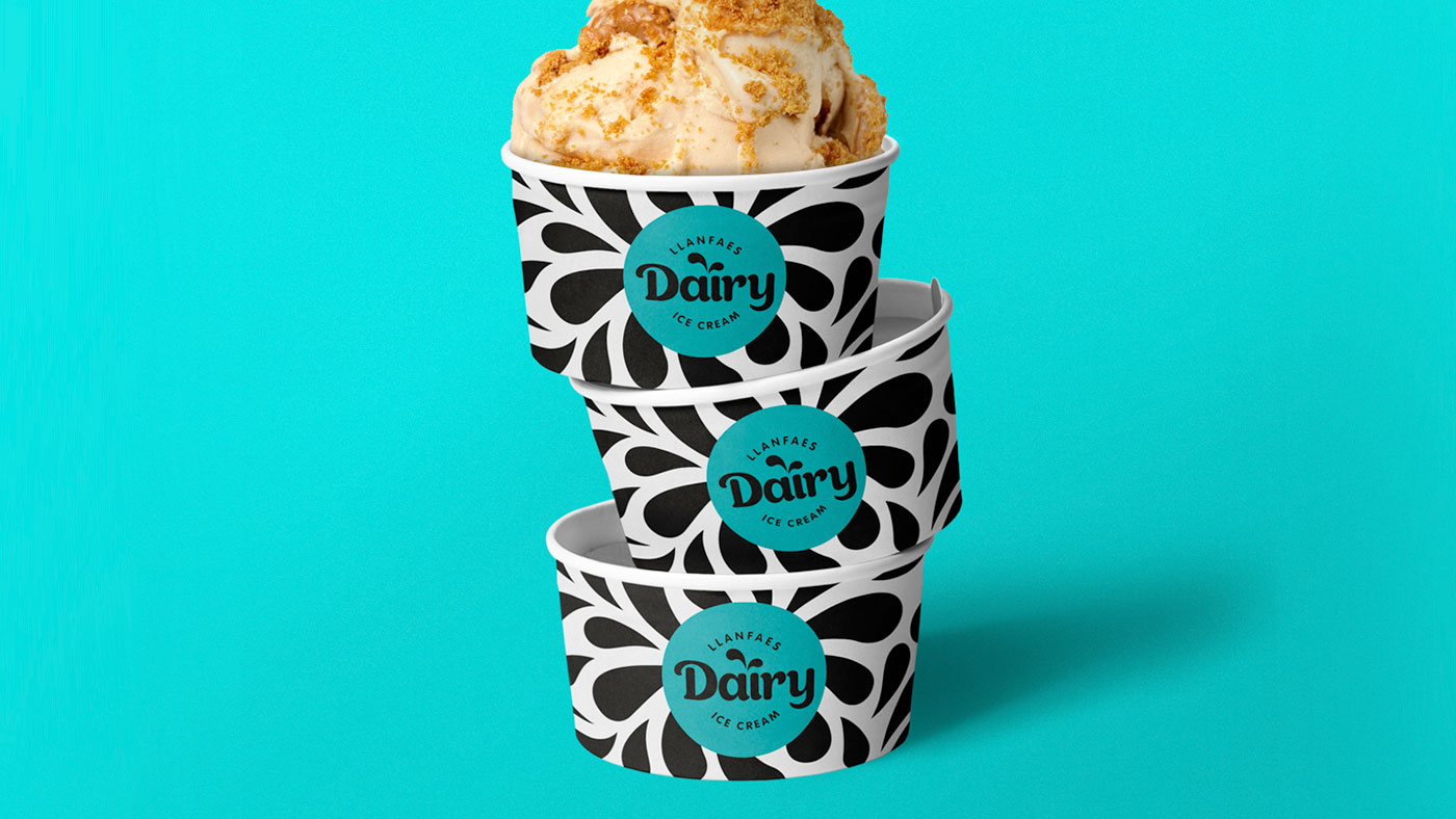 Llanfaes Dairy packaging