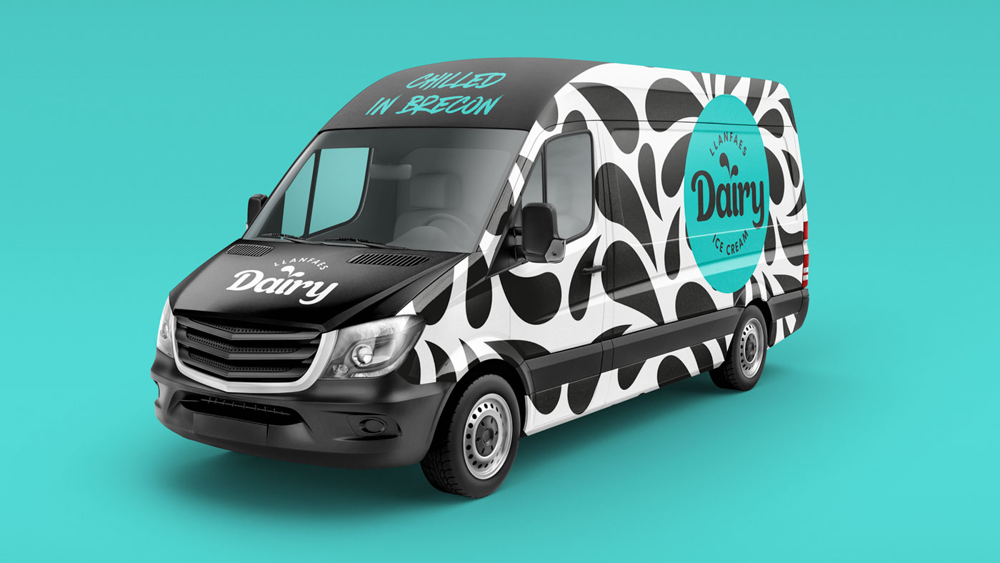 Llanfaes Dairy van