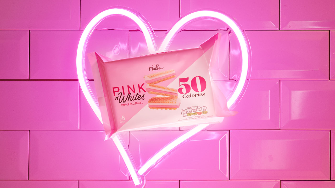 Pink & Whites packaging