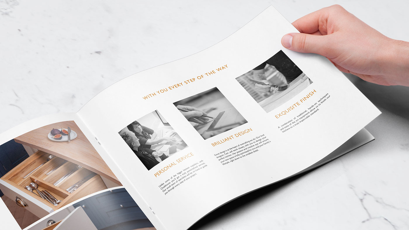 Detail of Chalkhouse Kitchen brochure